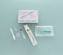 Load image into Gallery viewer, The Original AutoFlosser - A dentist designed threader floss handle.  A user-friendly threader floss for implants, bridges, braces, and permanent bonded retainers