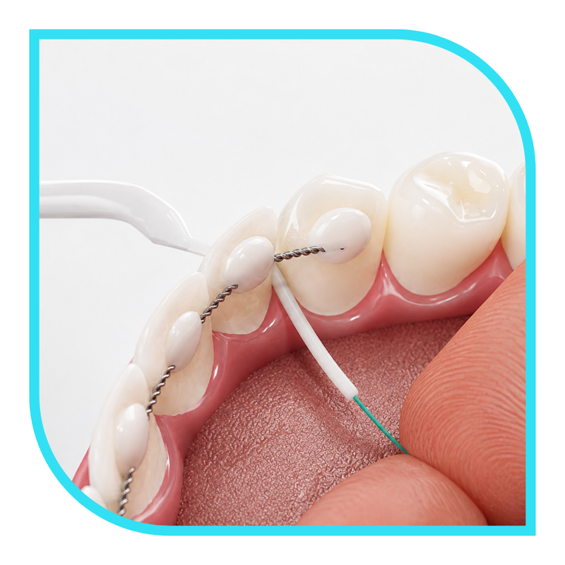 How to Floss Under a Permanent Bonded Retainer