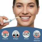 The AutoFlosser® | Starter Kit with Stiff & Thin Glide Floss