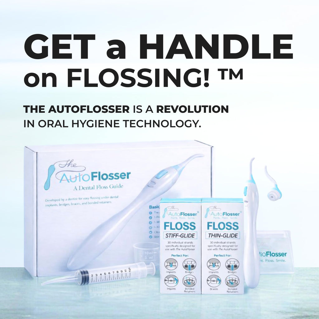 The AutoFlosser® | Starter Kit with Stiff & Thin Glide Floss