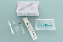 Load image into Gallery viewer, $199 AAID Show Special: 8 X AutoFlosser Starter Kits with Free 8 X 30 day supply of STIFF GLIDE FLOSS