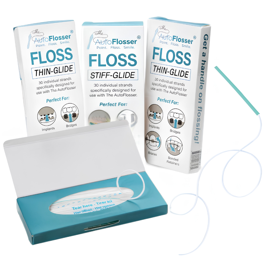 The AutoFlosser® FLOSS Refill 90 Individual Strands (3 Months Supply)