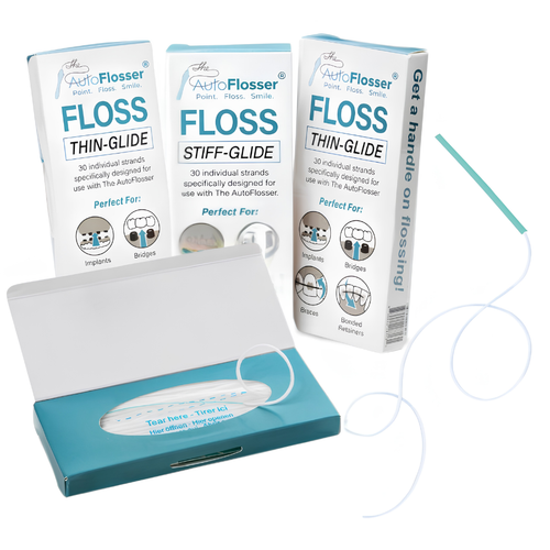 The AutoFlosser® FLOSS Refill 90 Individual Strands (3 Months Supply)