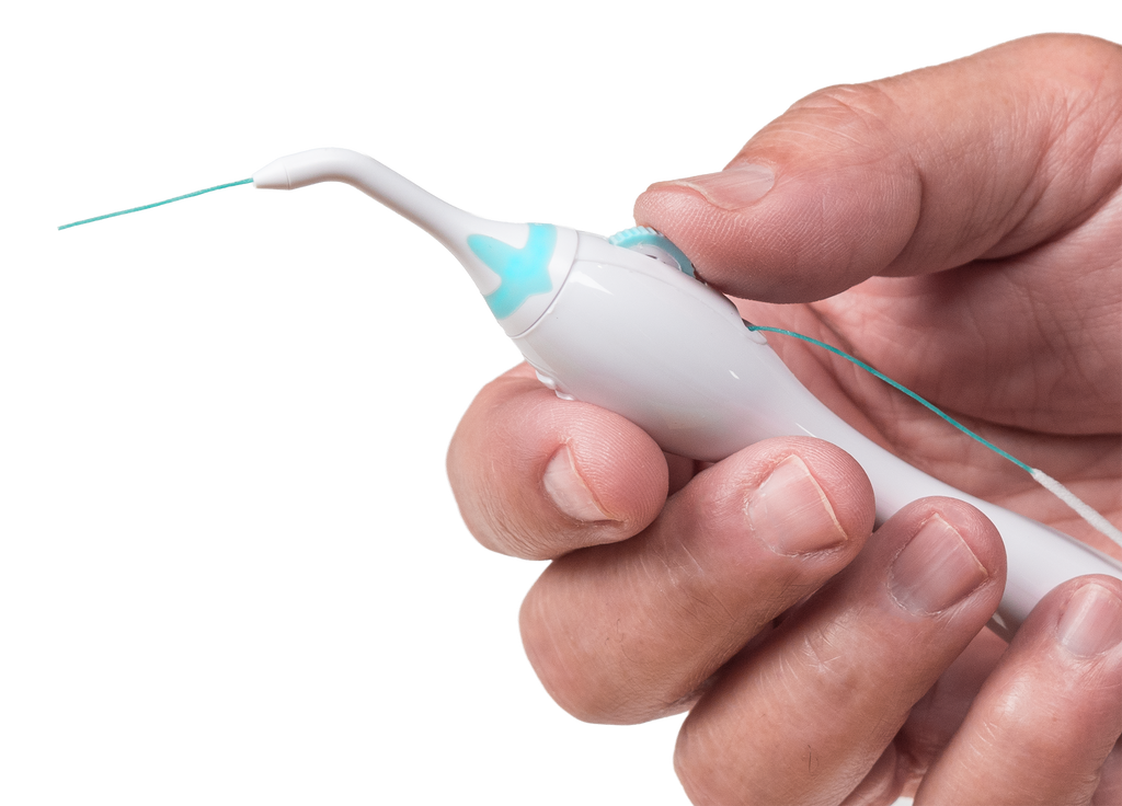 The AutoFlosser® | Starter Kit with Stiff & Thin Glide Floss