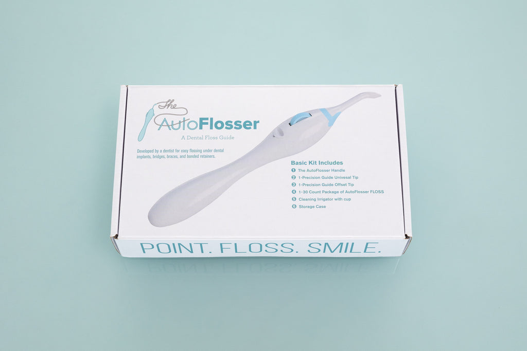 The AutoFlosser® | Starter Kit with Stiff & Thin Glide Floss